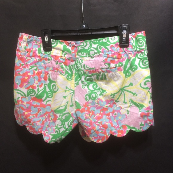 Lilly Pulitzer Buttercup Shorts Sz 0 Mariposa - Picture 3 of 8